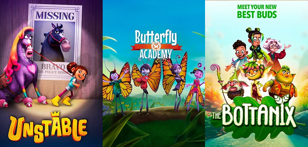 Current animation films Rigbox is working on.